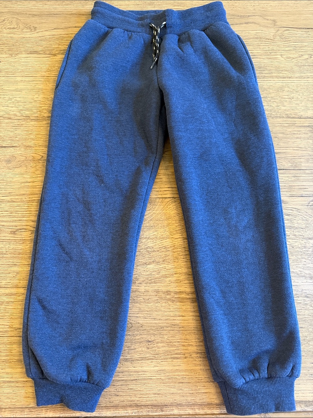 Navy Fleece Jogger Pants